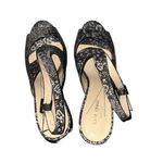 Kate Spade  New York Black and Gray Leather Sandals Size 9 B Photo 1