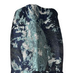 ZARA Blue Structured Abstract Jacquard Short Sleeve Sheath Mini Dress XS Photo 4