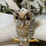 Boutique Handbag holder charm to keep purses off the dirty floors. Adorable owl pendant Photo 3