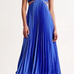 Abercrombie & Fitch Abercrombie Giselle Pleated Cut Out Dress Photo 0