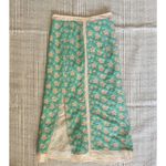 ZARA  Limited Edition Floral Jacquard Midi Skirt XS Teal Gold Brocade Elegant Photo 3