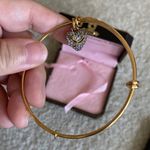 Juicy Couture pave puffed heart wish bangle Photo 1
