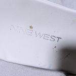 Vtg Y2K Nine West White Leather Toe Loop Low Wedge Summer Slide Sandals Sz 5.5 Photo 7