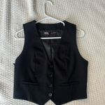 ZARA Black Vest Top Photo 1