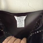 George Tank Top Vintage 90s Set Womens 16W Velvet Mesh Beaded Plus Whimsigoth Black Photo 3