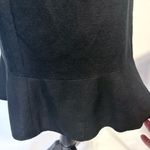 Bloomingdale’s Linen Blend Black Ruffle Hem Skirt Knee Length Sz 10💛 Photo 6