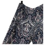Clara Sun Woo Textured Patterned Blue Flowy Pants Size XL NEW with Tags Photo 4