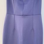 Venus | Lilac purple satin holter top dress size 8 Photo 3