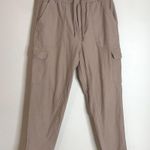 Athleta Farallon Cargo Crop Lifestyle Travel Pants cotton blend size 6 Photo 0