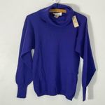 The Limited Cassidy for  Vintage 100% Merino Wool Purple Cowl Neck Sweater S  NWT Photo 0