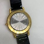 infinity Vintage  Santa dial wrist watch gold tone 35mm round quartz running Photo 5