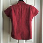 Ralph Lauren Ralph  Red Checkered Sleeveless Plaid Blouse Size Large  EUC #6912 Photo 3