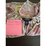 Ralph Lauren Ralph‎ Lauren Chaps Sz Small Boho Pink Ruffle Blouse Shirt Top Tropical Summer Photo 6