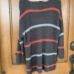 Free People  Striped Knit‎ Women's Sweater Oversized Small Photo 3