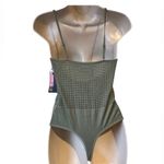 Cotton Candy Olive Green Spaghetti Strap Bodysuit Women’s Size Small/Medium NWT Photo 1