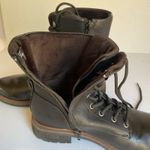 B.O.C Black Combat Boots Women’s Size 7.5M Faux Leather Lace Photo 9