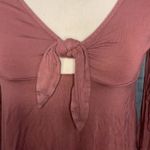 American Eagle  Soft Sexy Blush Pink Tie Top - XS Photo 1