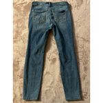 Silver Jeans Silver‎ Jeans Suki Skinny Jeans Womens Size 30 Blue Distress Denim Stretch Photo 2
