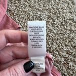 NWT Artesia Dusty Rose Pink Babydoll Top Size Large Lace Stretch Boho Bl… Photo 5