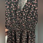 Gap Floral Black Dress Size‎ medium Photo 4