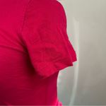 American Eagle Vtg Y2K Pink Baby Tee Preppy Logo Bella Swan Tight Womens Size XS Photo 4