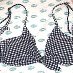 Target Gingham Front Tie Bikini Top  Photo 1