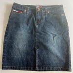 Tommy Hilfiger Vintage Y2K jean skirt dark wash size 3 Photo 0