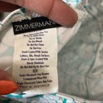 Zimmermann Zimmerman halter tankini bubble aqua teal polka dot Photo 1