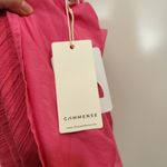 Commense Halter Neck Twist Front Maxi Dress Plisse Sleeveless Pink Size Small Photo 9