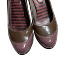 CAMPER ARIADNA‎ Patent Brown Leather Pumps Size 8 EU38 Purple Photo 5