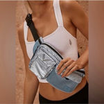 Free People Movement Blue Courtside Cargo Sling NWOT Photo 1