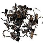 Metal stainless steel hooks with boot or purse clips! Set of 30 new Black Photo 1