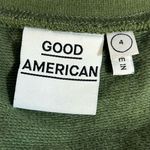 Good American Good‎ American Women’s Green Off The Shoulder Camo Sweatshirt Size 4 Photo 9