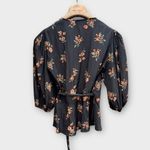 margaret o'leary Nora Floral Wrap Top Photo 7
