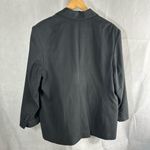 Everlane The 80’s Black Blazer Tencel Lyocell Cotton Blend Size 12 Photo 2