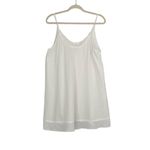 Carole Hochman Women's White Lace Trim Vintage Sleeveless Slip Nightie Size M White Size M Photo 1