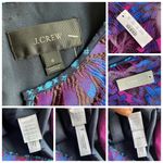 J.Crew  Midnight Floral Jacquard Shift Sheath Dress Purple Size 6 NWT Retro Photo 7