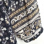 Madewell The Woodland Boho Elastic Waist Long Sleeve Floral Mini Dress Size 2 Photo 6