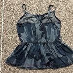 Arizona Jean Company Arizona Jean Co. Blue Camouflage Top - XS Photo 2