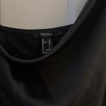 Forever 21  black satin dress with a white bow accent Photo 5