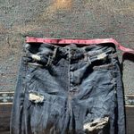 American Eagle Super Hi-Rise Jegging Women’s 4R Distressed Dark Wash Stretch Y2K Photo 12