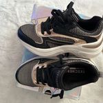 Skechers Black and Gold Chunky Sneakers Photo 7