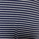 Top Shop Flare Sleeve Navy Striped Crewneck Blouse Photo 5