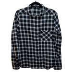 Sanctuary Plaid Snap Button Long Sleeve Shirt Size M Photo 0