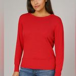 JM Collection  Vibrant Red Crew Neck Sweater Size XL Photo 0