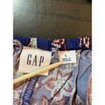 Gap  Dress Womens Large Blue Floral Handkerchief Midi Cami Rayon Adjustable Slits Photo 3