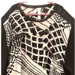 Chico's Womens Butterfly Blouse Size L/XL Sheer Swim Cover Up or Blouse Photo 3