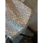 retrofete Ivana Sequin Rhinestone Mini Dress White & Silver Womens Size Small Photo 13