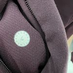 Lululemon  Toasty Tech 1/2 Zip black cherry sweat wicking tech fleece size 4 Photo 8
