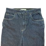 ZARA Women's Dark Wash Denim High Rise Wide Leg Jeans Classic Style Size 6 Photo 1